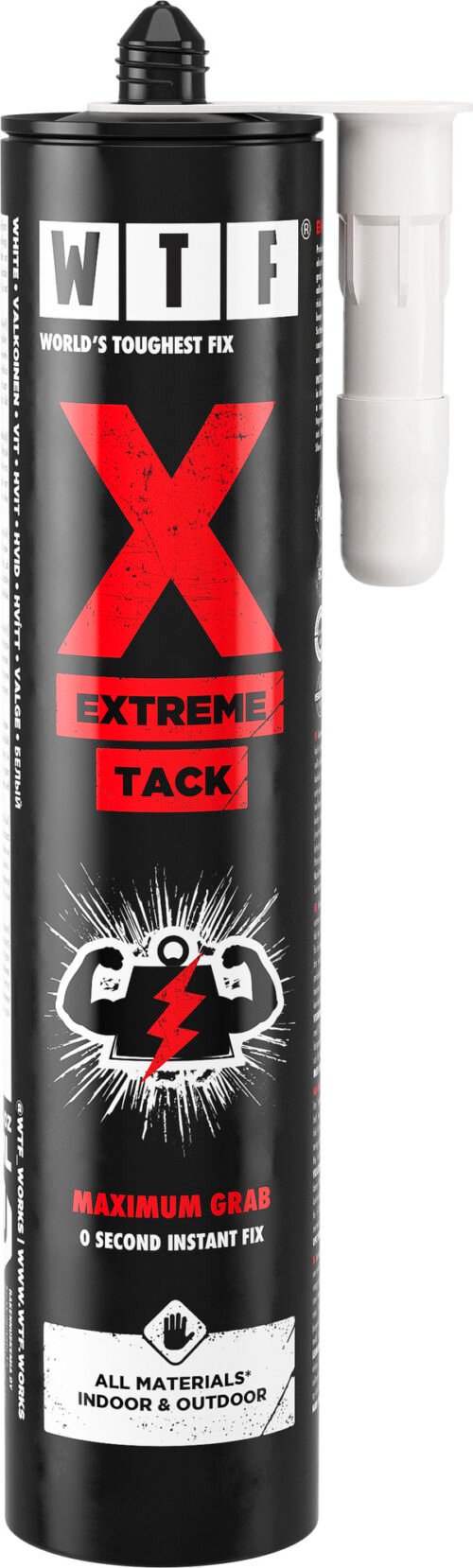 Montaažiliim WTF X EXTREME TACK WHITE 290ML valge | Määrdeained ja keemia | WTF | Trollo.ee | Üle 10 000 toote