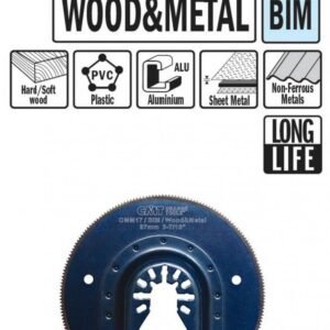 Multitööriista tera puidule ja metallile BiM Co8 87mm Z20TPI