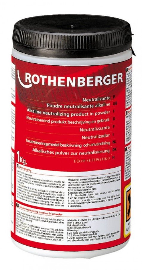Neutraliseerimispulber ROCAL Acid 1 kg, Rothenberger