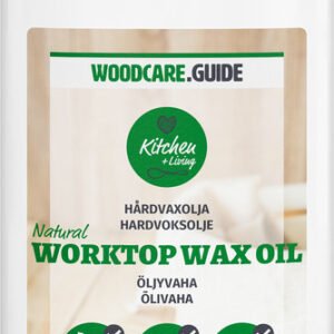 Õlivaha puitpindadele WOODCARE GUIDE Natural Worktop Wax Oil 250ml valge | Määrdeained ja keemia | Woodcare | Trollo.ee | Üle 10 000 toote