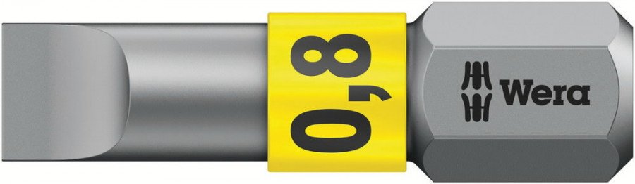 Otsak 1/4´´ 800/1 BTZ, SL 0,8x5,5x25, Wera