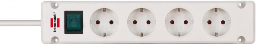Pikendusjuhe 230 V IP20 1,5m white, Brennenstuhl