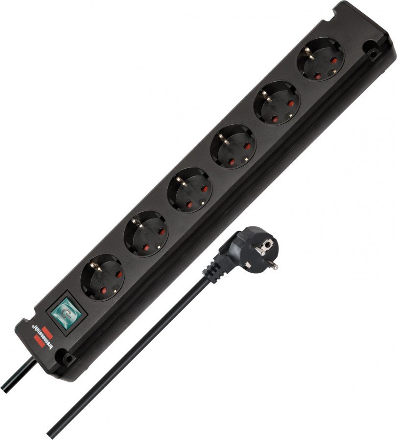 Pikendusjuhe 230 V IP20 3m black, Brennenstuhl