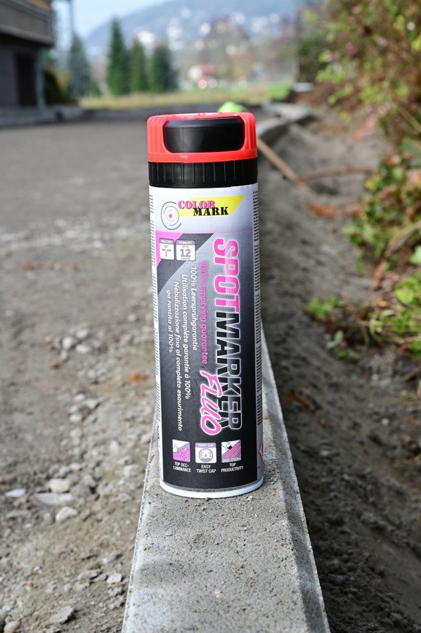 Pinnasemarker Spotmarker FLUO punane 500ml, Motip