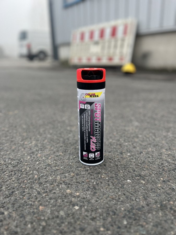 Pinnasemarker Spotmarker FLUO punane 500ml, Motip