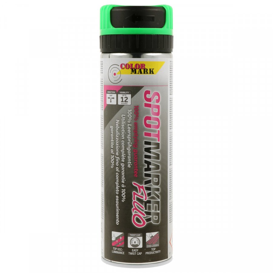 Pinnasemarker Spotmarker FLUO roheline 500ml, Motip
