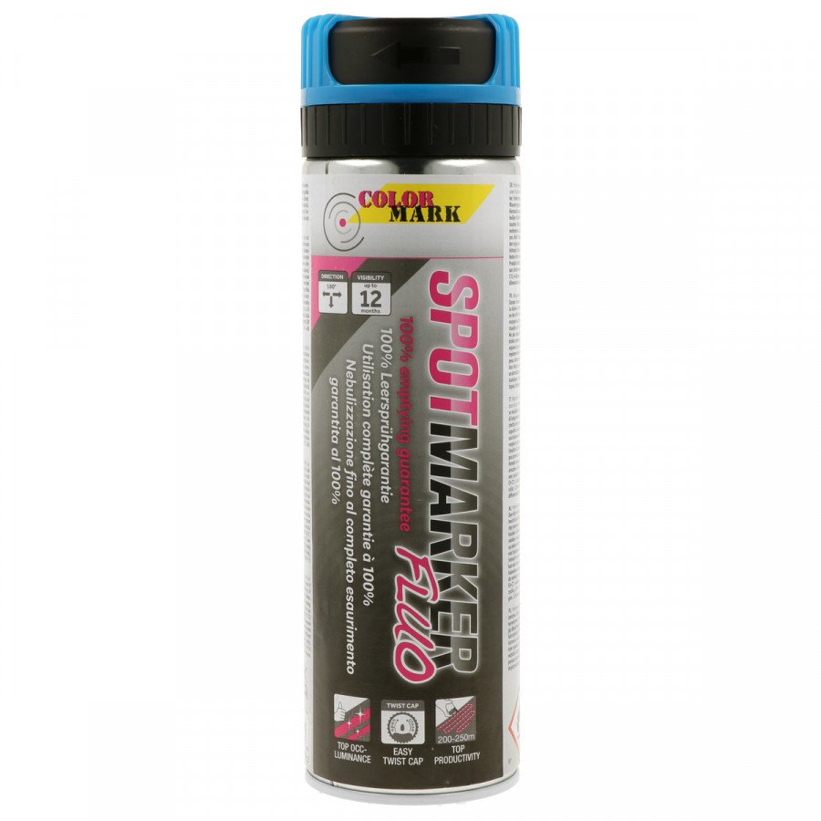 Pinnasemarker Spotmarker FLUO sinine 500ml, Motip