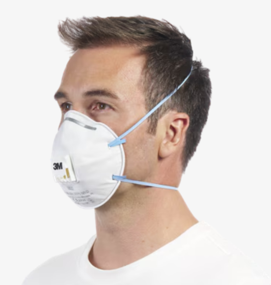Respiraator klapiga, 8822 FFP2, 3M