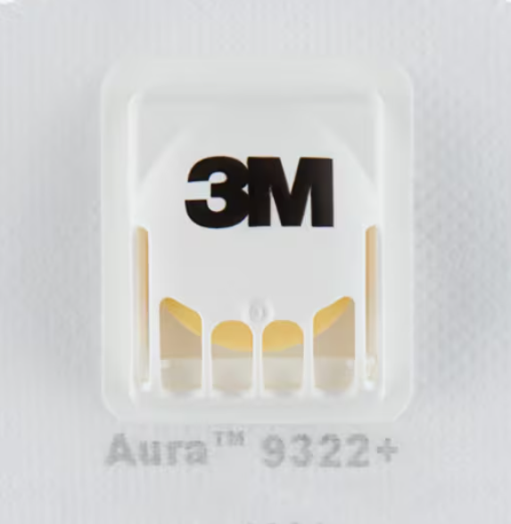 Respiraator klapiga, Aura 9322+, jaepakend FFP2, 3M