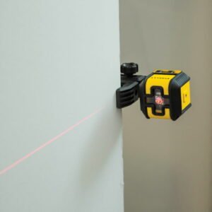 Ristlaser CUBIX punane koti ja kinnitusalusega