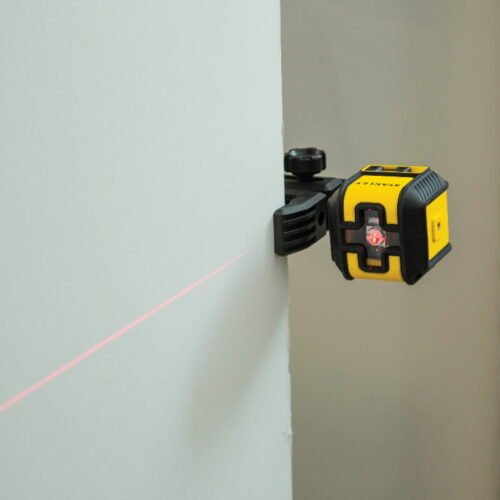 Ristlaser CUBIX punane koti ja kinnitusalusega