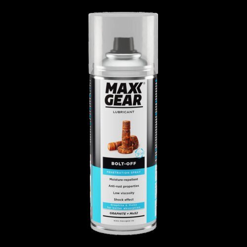 Rooste eemaldusõli Bolt-Off MAXX GEAR 360° 200ml | Määrdeained ja keemia>Tehnilised aerosoolid | MAXX GEAR | Trollo.ee | Üle 10 000 toote