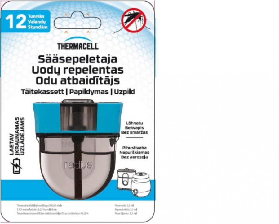 Sääsepeletaja täitekassett 40 tundi, Thermacell
