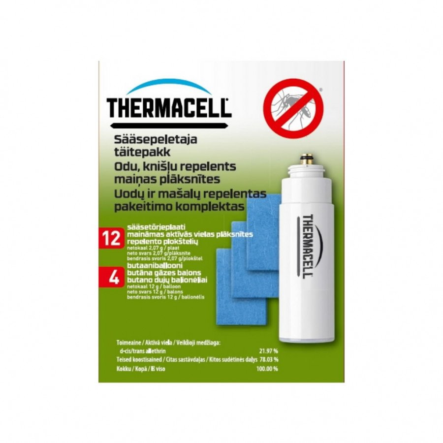 Sääsepeletaja täitekomplekt 48 tundi, Thermacell