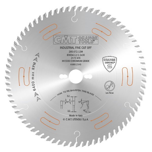 Saeketas HM (Chrome) 250x3.2/2.2x30 Z60 10 ATB, CMT