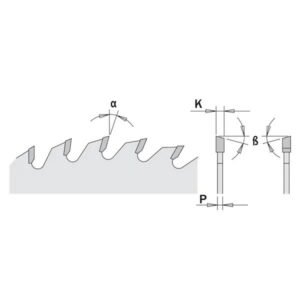 Saeketas puidule 160x2.2x20mm Z40 a=10° b=15° ATB