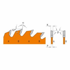 Saeketas puidule ITK-Plus 165x20mm Z24