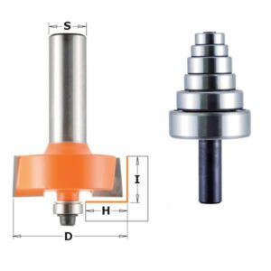Sõrmfrees S=8 D=35x12.7 laagrid 0-12.7