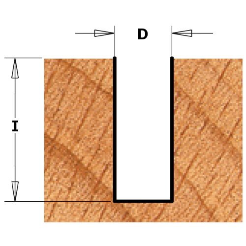 Sõrmfrees S=8mm, D=4mm, CMT