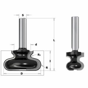 Sõrmfrees tõmbeliistule S=8mm