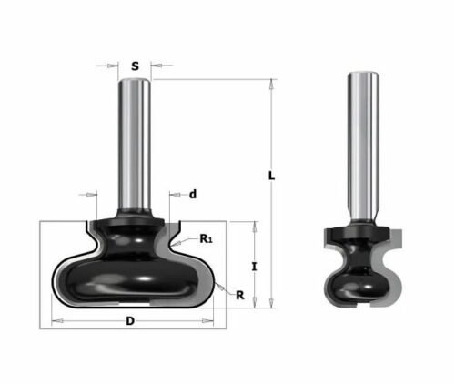 Sõrmfrees tõmbeliistule S=8mm