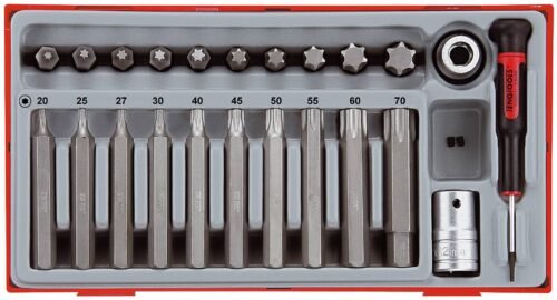 TORX-otsakute komplekt 1/2″ TTTX23 | Käsitööriistad>Kruvikeerajad>Otsakute komplektid | Teng Tools | Trollo.ee | Üle 10 000 toote