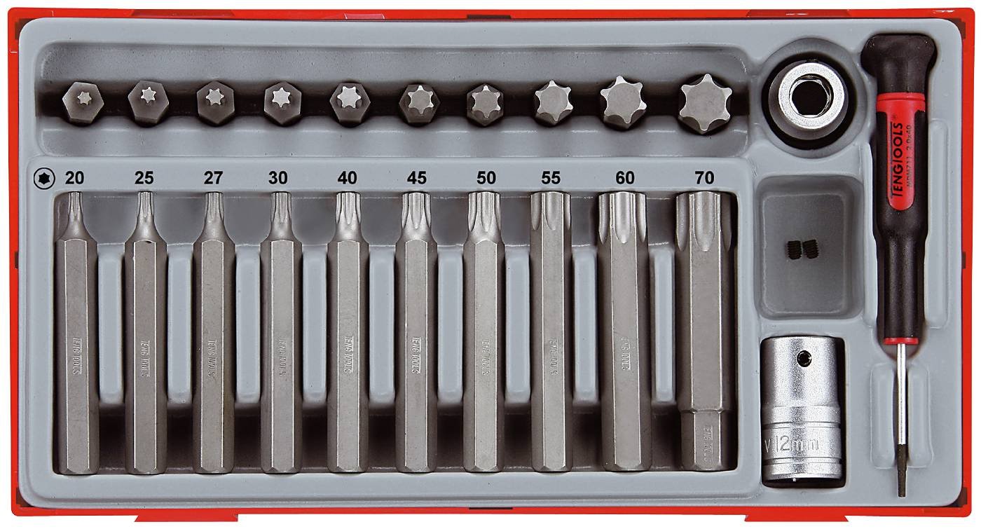 TORX-otsakute komplekt 1/2″ TTTX23