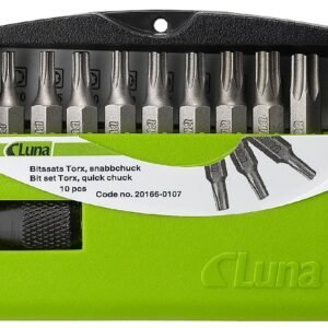 TORX- otsakute komplekt Luna TX10- TX40 | Käsitööriistad>Kruvikeerajad>Otsakute komplektid | Luna Tools | Trollo.ee | Üle 10 000 toote