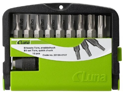 TORX- otsakute komplekt Luna TX10- TX40 | Käsitööriistad>Kruvikeerajad>Otsakute komplektid | Luna Tools | Trollo.ee | Üle 10 000 toote