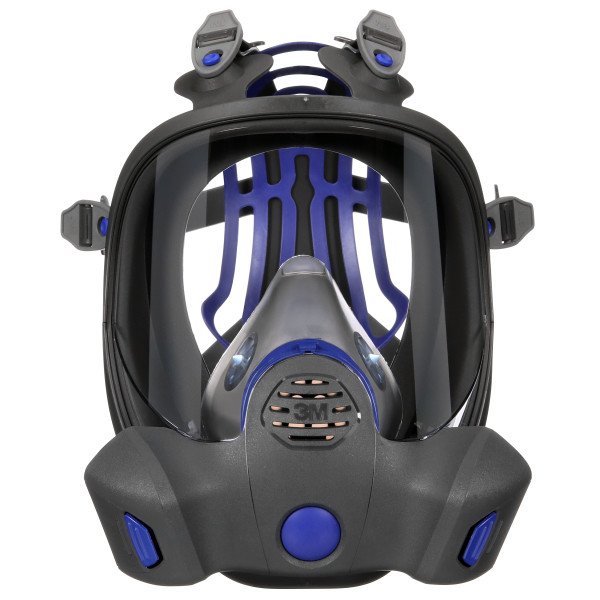 Täismask SecureClick FF800, korduvkasut. respiraator FF802/M, 3M