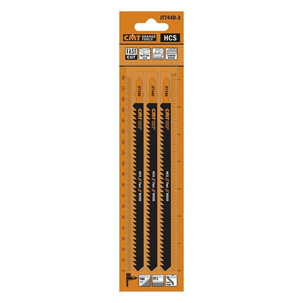Tikksaetera puidule HCS, 3tk pakis 155x4mm Z6TPI, CMT