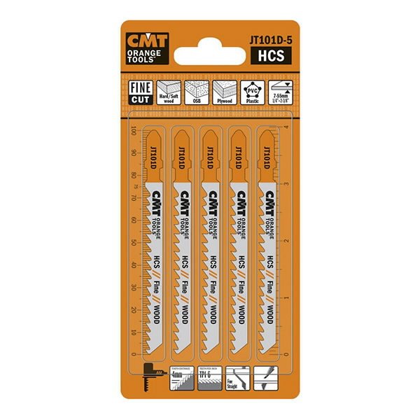Tikksaetera puidule HCS, 5tk pakis 75x4/6TPI, CMT