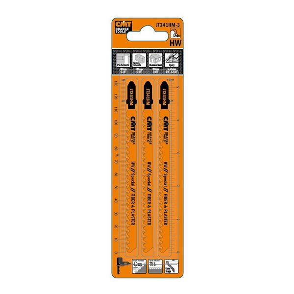 Tikksaeterad plastikule HW, 3tk pakis 110x4,3/6TPI, CMT