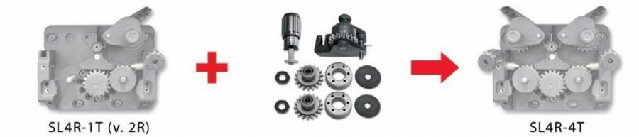 Ümberehituskomplekt 2 rullilt 4 rullile 1,0/1,2mm, Böhler Welding