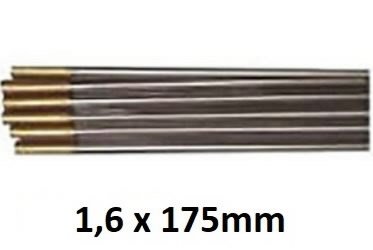 Volframelektrood WLa15 kuldne 1,6x175mm, Binzel