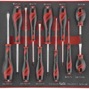 kruvitsate komplekt 11osaline TengTools TED911N | Käsitööriistad>Kruvikeerajad>Kruvikeerajate komplektid | Teng Tools | Trollo.ee | Üle 10 000 toote
