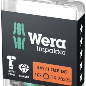 otsakud TORX Impaktor 867/1 IMP DC TX 20 x 25 mm Wera | Käsitööriistad>Meislid ja tornid | Wera | Trollo.ee | Üle 10 000 toote