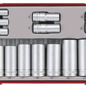 padrunikomplekt TT381612 3/8 Teng Tools | Käsitööriistad>Padrunid>Padrunite komplektid | Teng Tools | Trollo.ee | Üle 10 000 toote