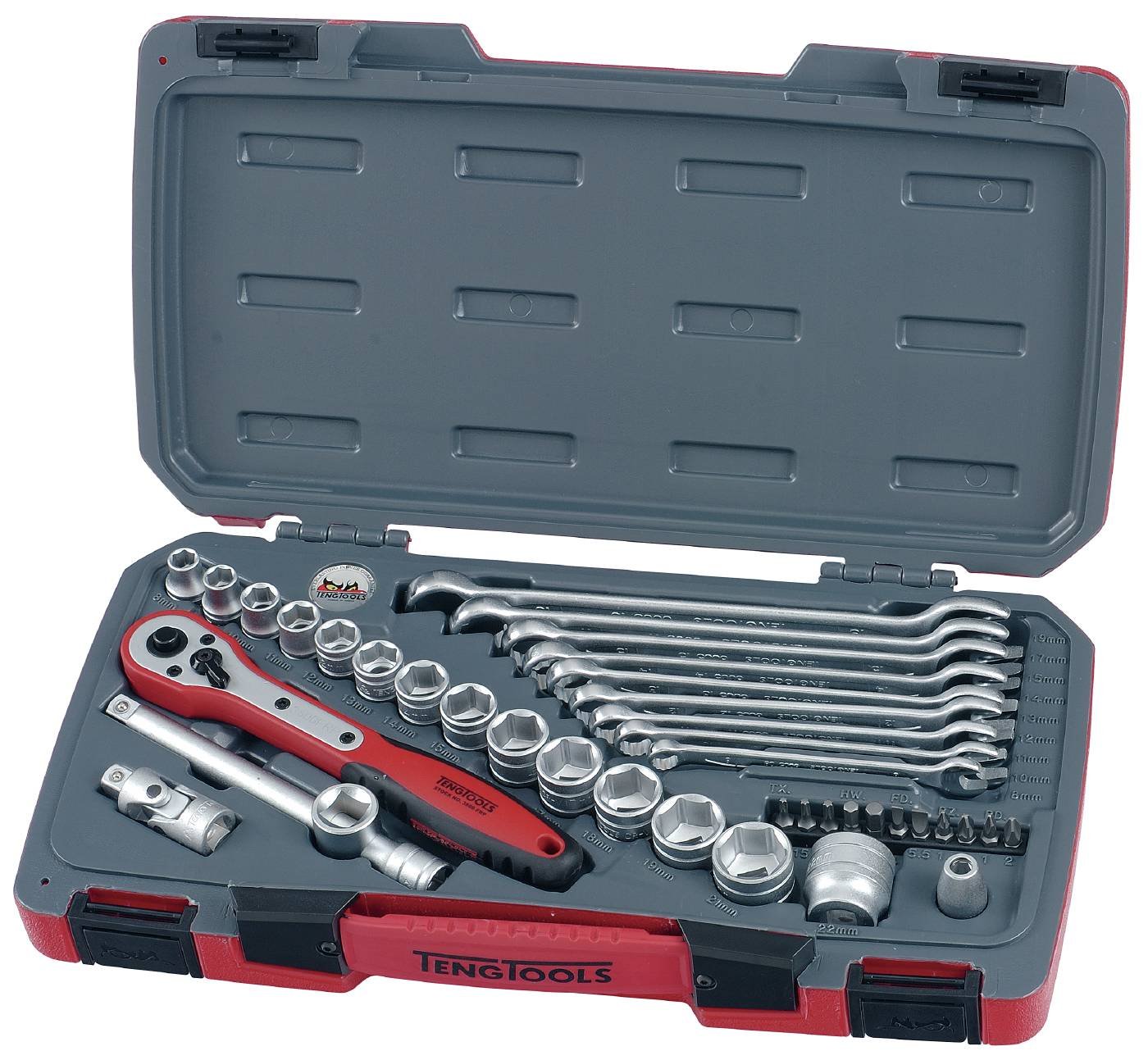 padrunvõtmete komplekt 40osaline 3/8″ TengTools T3840