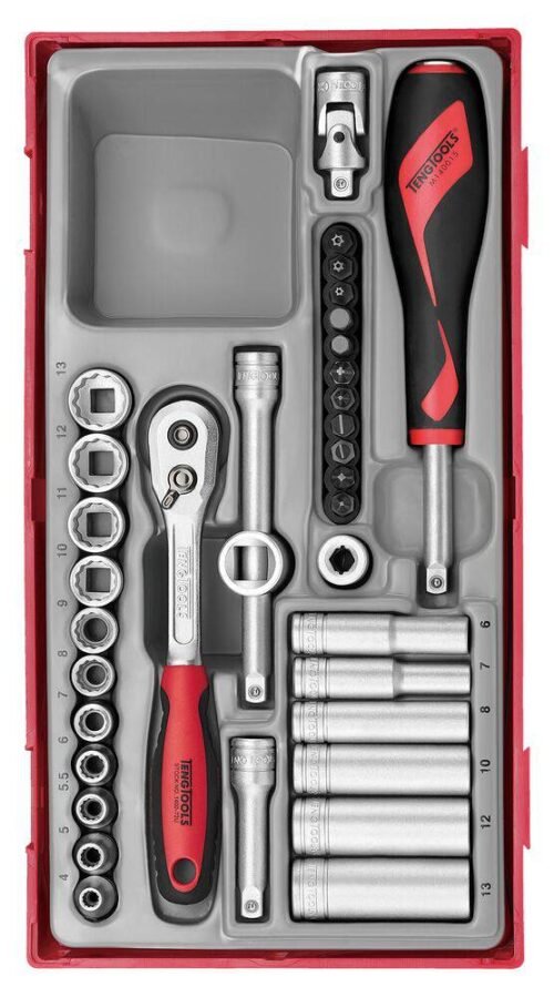 padrunvõtmete komplekt TT143512 1/4 Teng Tools | Käsitööriistad>Padrunid>Padrunite komplektid | Teng Tools | Trollo.ee | Üle 10 000 toote