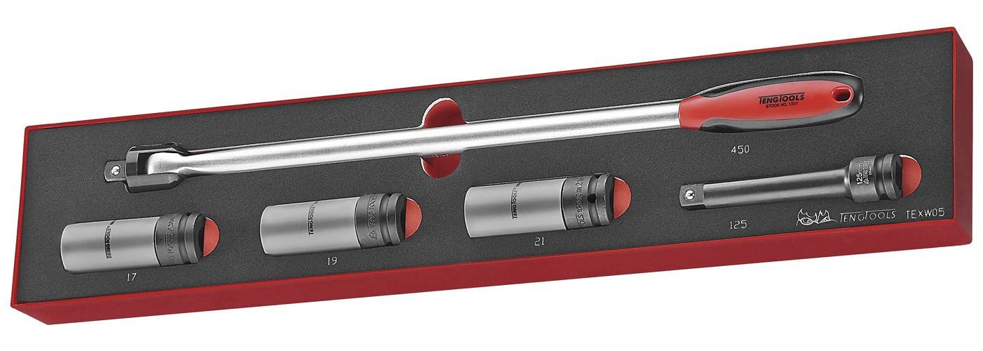 rattamutrivõtmete komplekt EVA 5 osa Teng Tools