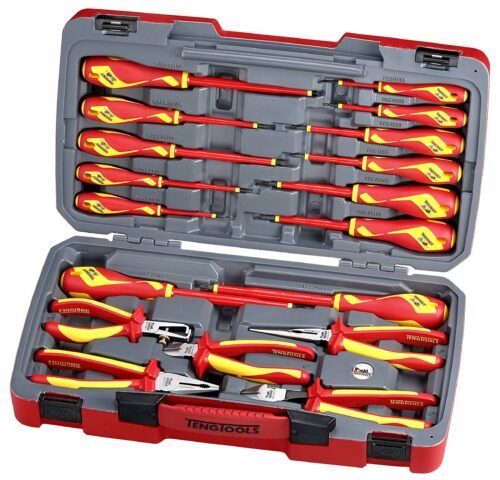 tangide- ja kruvitsakomplekt 18osal 1000 V TengTools | Käsitööriistad>Tööriistakomplektid | Teng Tools | Trollo.ee | Üle 10 000 toote