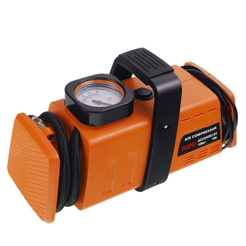 12V/230V AIR kompressor 25L/MIN, rõhumõõdik 10BAR