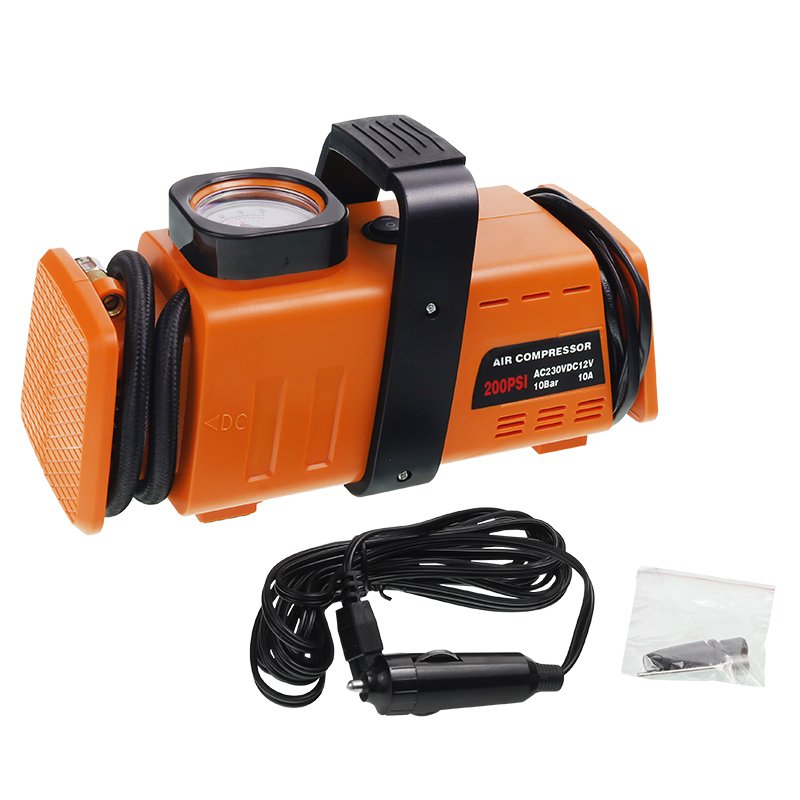 12V/230V AIR kompressor 25L/MIN, rõhumõõdik 10BAR
