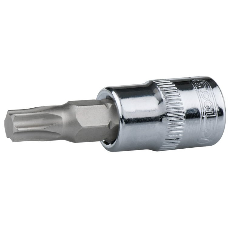 1/4" padrunotsak Torx, CHROME+ T27, KS Tools
