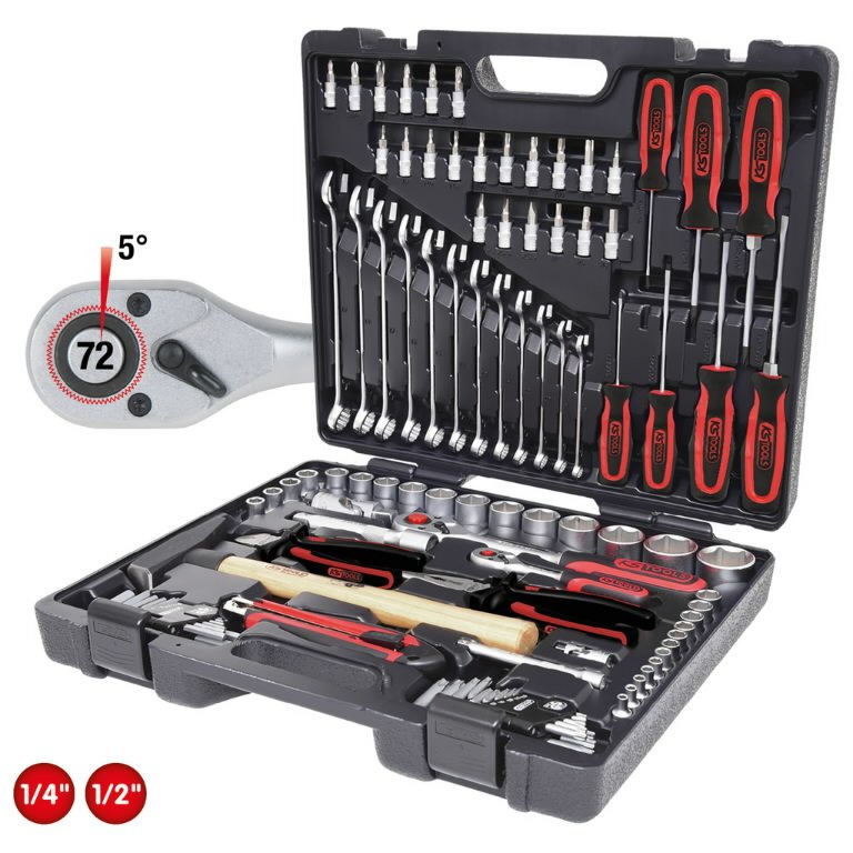 1/4"+1/2" universaalne tööriistakomplekt 97pcs, KS Tools
