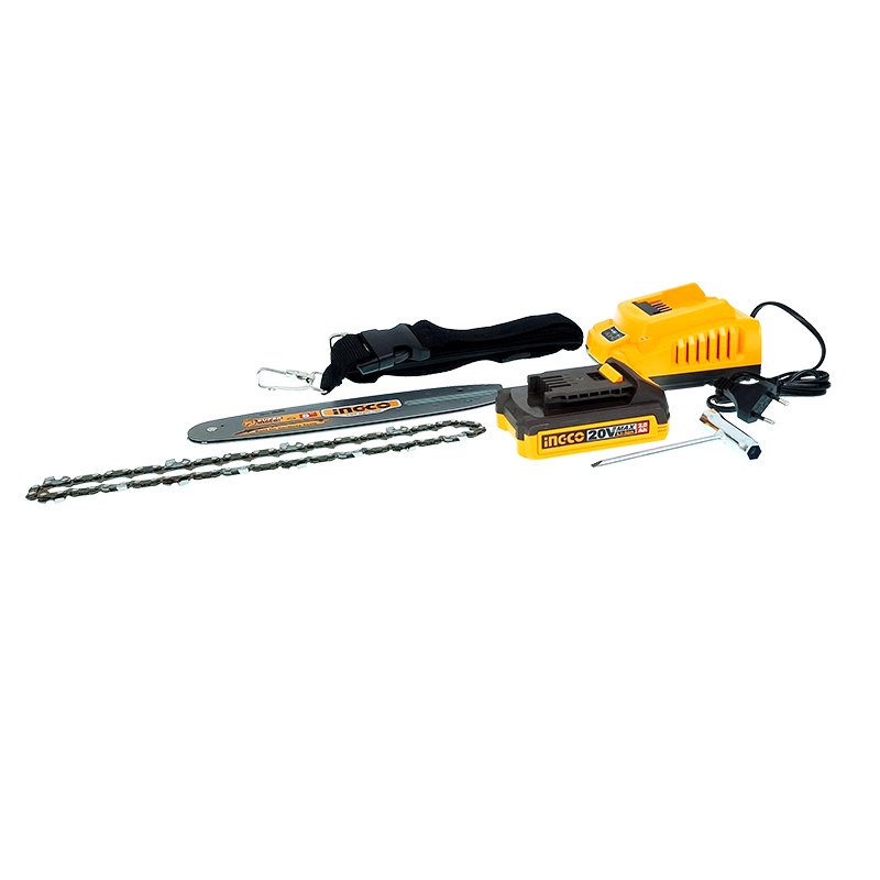 2-IN-1 POLE aia tööriistakomplekt, PRUNER & hekilõikur, 2AH aku, laadija