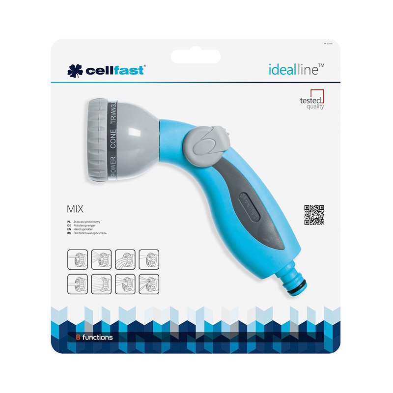 8-FUNCTION KASTMISPÜSTOLI PIHUSTISEGU – IDEAALNE