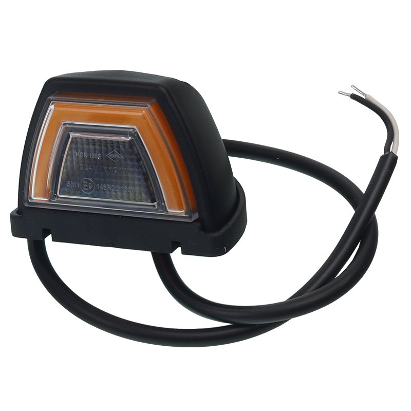 ASEND/MARKER LAMP KATUS ORANŽ, NEOON, VASAKU/PAREM, 12/24V