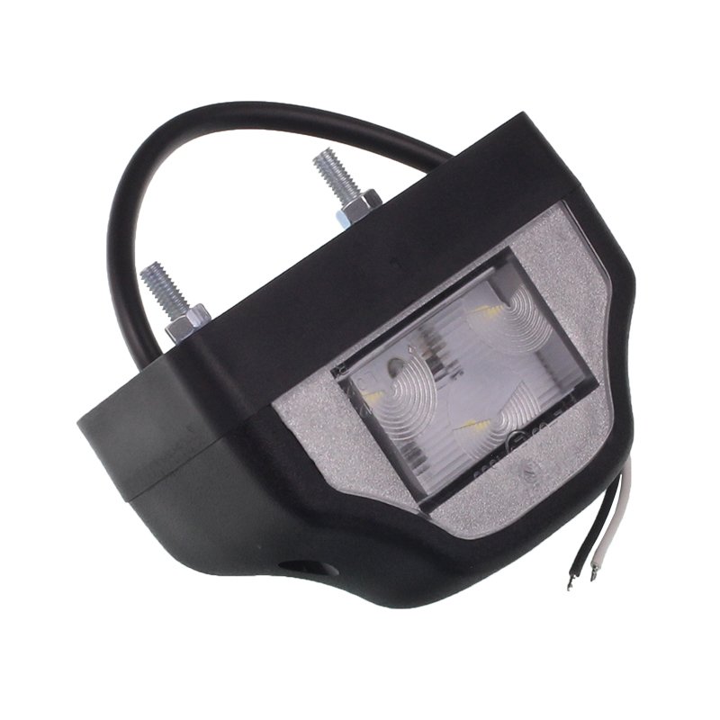 AUTO REGISTREERIMISNUMBRI LAMP DIOOD, LAMBIVARI VALGE, MUST, 12/24V